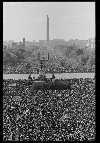 The Million Man March in 1995. Credit: Smithsonian.